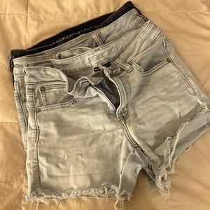 Bundle of three American eagle shorts